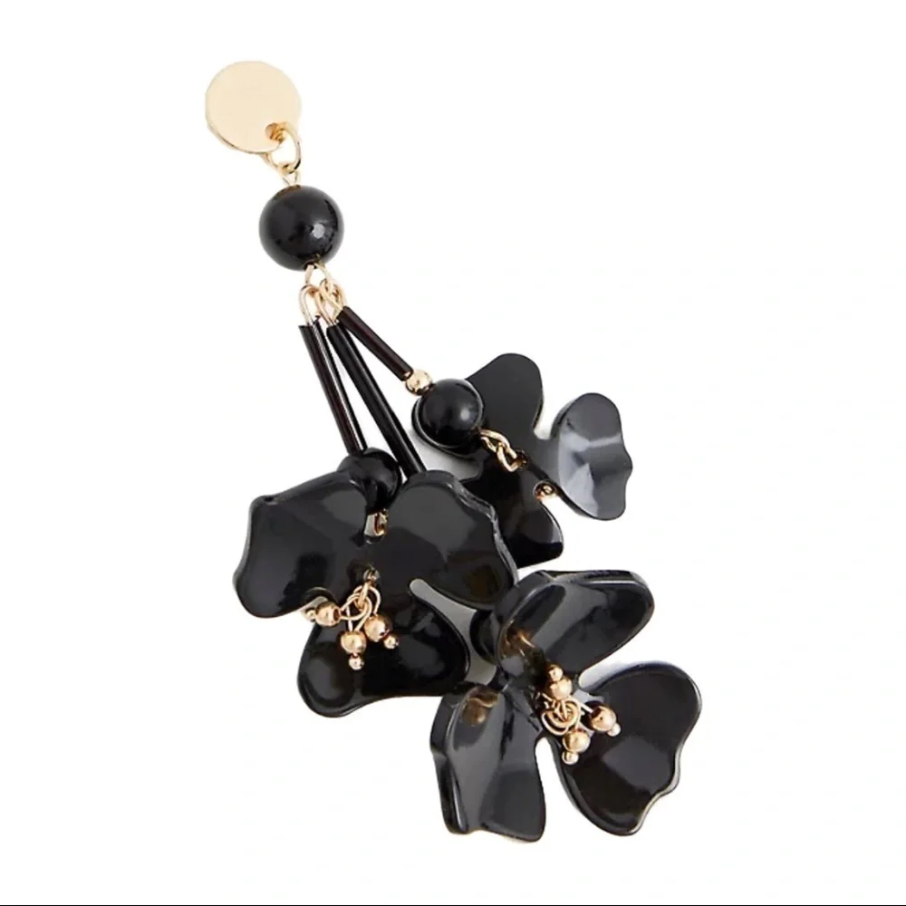 🌺 Torrid Resin Hanging Flower Drop Earrings NWT